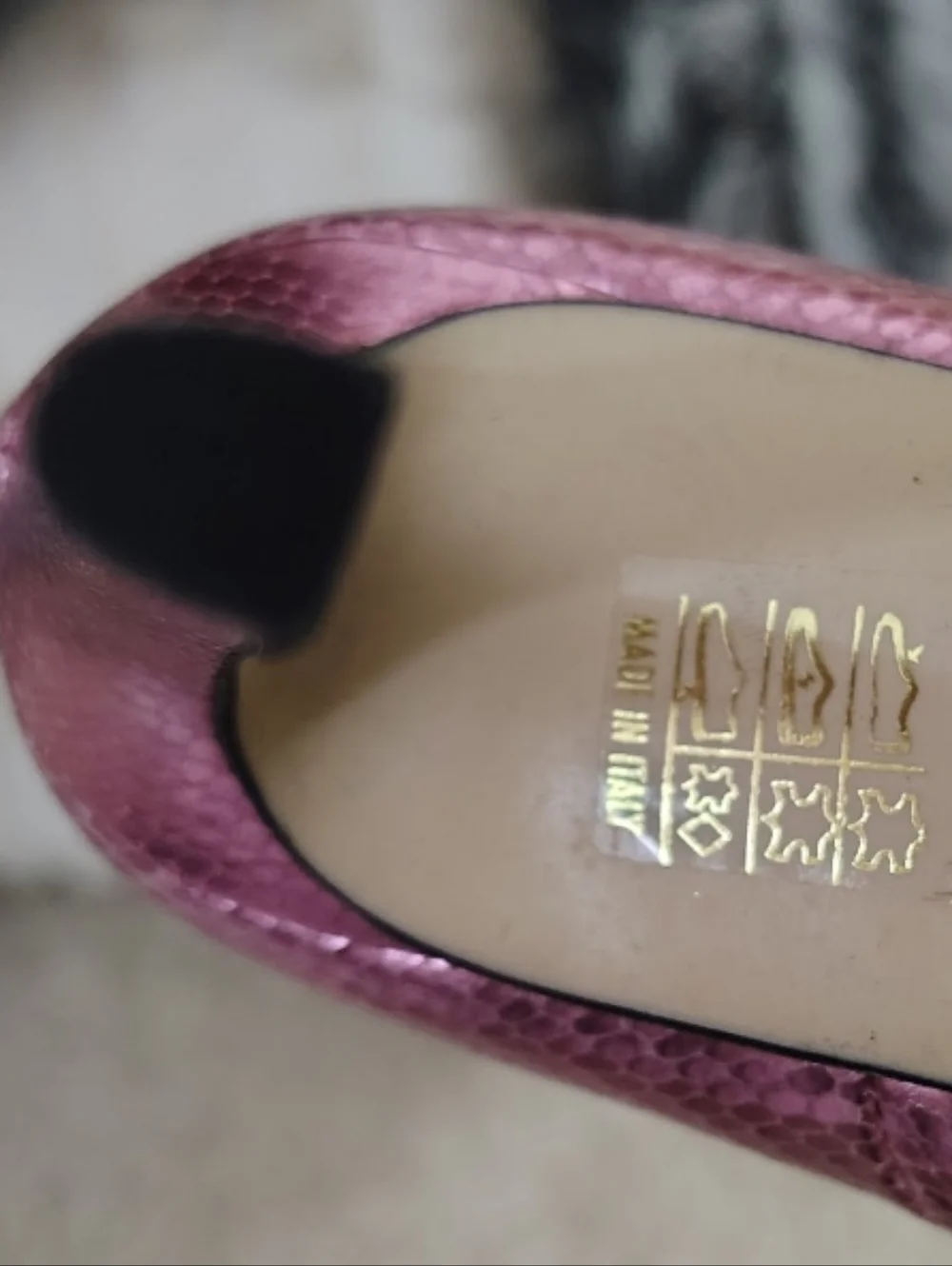 🆕⭐ Beautiisoles Pink Metallic High Heel Pumps - - Picture 12 of 14